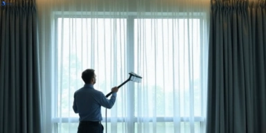 Commercial curtain steam cleaning service camperdown-nsw hotels offices