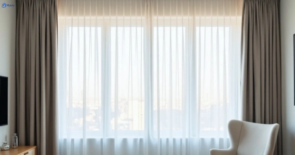 Freshly steam cleaned curtains in camperdown-nsw QLD